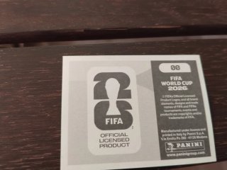 Carta Panini Mundial 2026 00