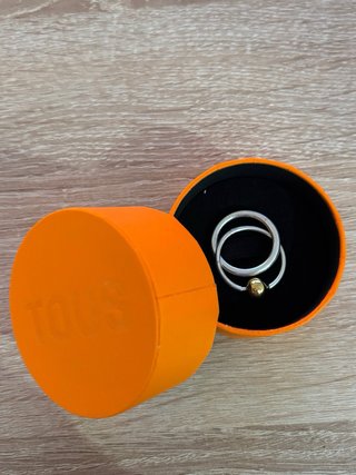 Anillo Tous Doble Oro y Plata, sin uso.