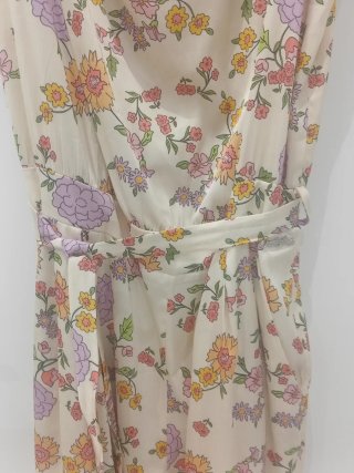 Mono floral beige XL