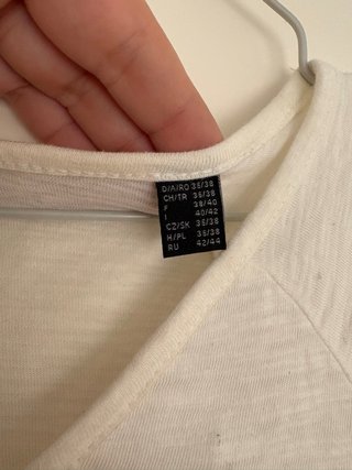 Camiseta Woman blanca con bordado