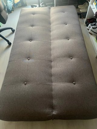 Sofá Cama Gris Tela