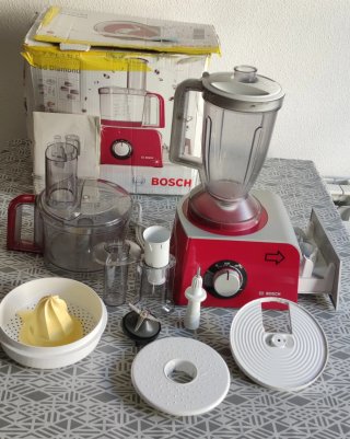 Procesadora de alimentos Bosch,Styline Red Diamond
