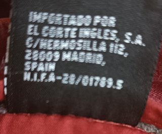 Pantalón Pirata Chino Dustin. Burdeos. Talla 44.