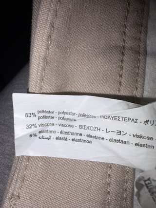 Pantalón Zara chico beige