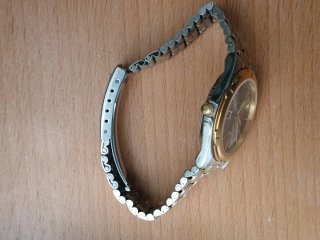 Reloj Seiko 7N43-6A09 Cuarzo Dorado/Plateado