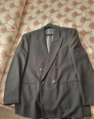 Chaqueta de traje gris