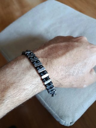 Pulsera de calidad Cuero y Metal