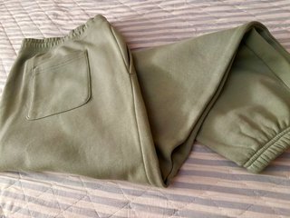 Pantalón H&M Relaxed Fit Verde Talla XL