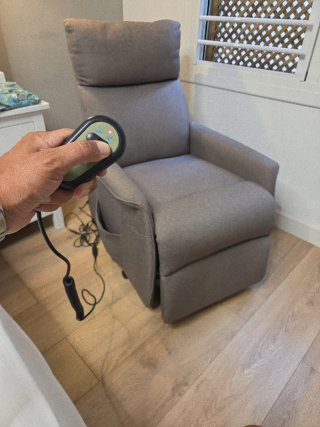 Sillón reclinable y ayuda para levantarse