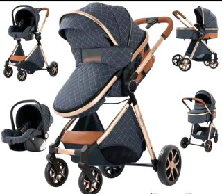 Carrito de bebé 3 piezas + Silla coche