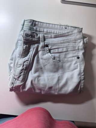 Pantalón corto vaquero blanco hielo – Talla 42
