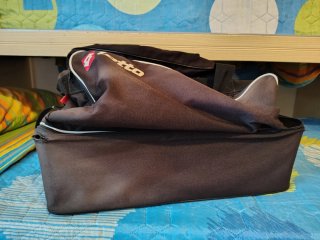 Borsa sportiva Lotto nera