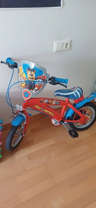 Bicicleta Paw Patrol Infantil
