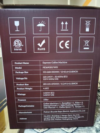 Cafetera Neretva PE3690SU/WH Plata