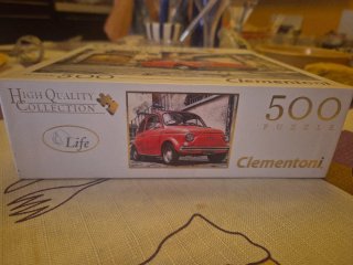Puzzle 500 piezas Fiat 600 Clementoni