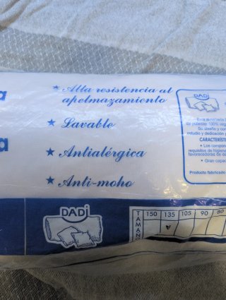 Almohada Fibra Hueca 135cm DADI