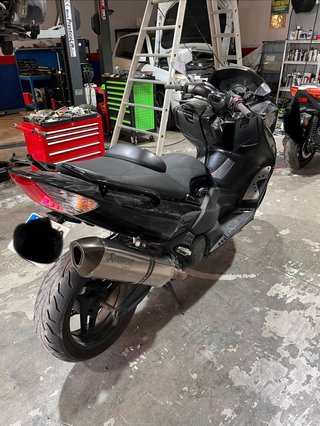 Yamaha Tmax 500 Maxi Scooter Negra