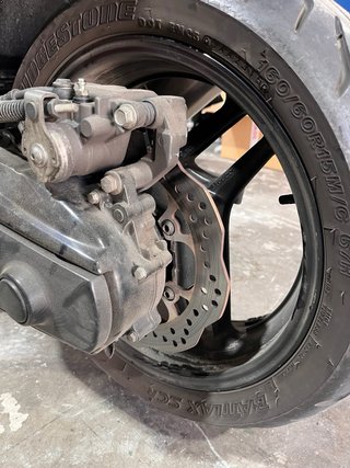Yamaha Tmax 500 Maxi Scooter Negra
