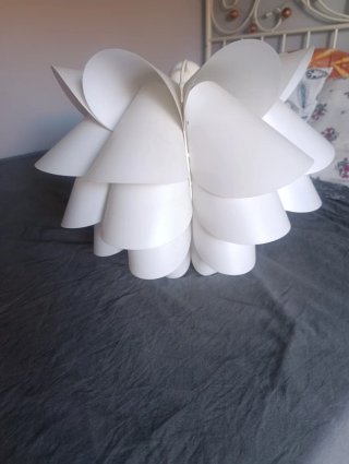 Lámpara de techo blanca