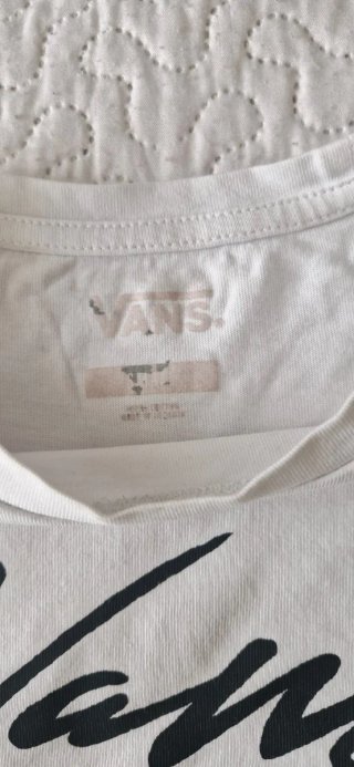 Camiseta Vans Off The Wall Blanca