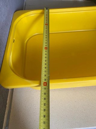 Cajón Cesta para Mueble IKEA Amarillo