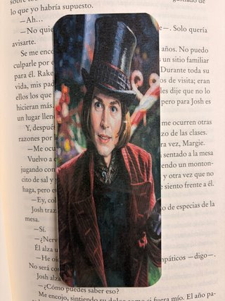 Marcapáginas Willy Wonka - Charlie y la Fábrica