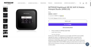 NETGEAR Nighthawk M6 5G WiFi 6 Router