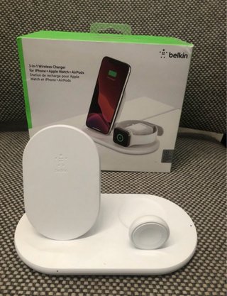 Cargador Belkin 3 en 1 Inalámbrico