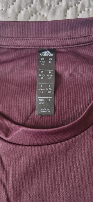Camiseta Adidas Morada Talla M