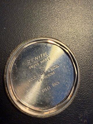 Orologio zenith stellina carica manuale cal 2531