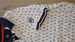 Polo Pedro del Hierro Blanco Estampado