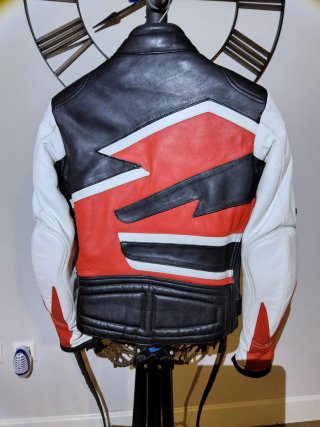 Chaqueta Piel Moto FXT Vintage Mujer Talla S