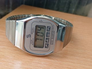 Reloj Digital LCD Quartz Años 80