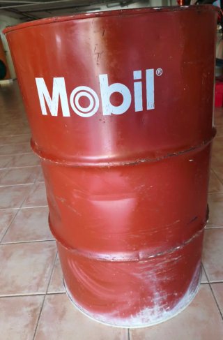 Bidón Gasoil Mobil Rojo con Grifo