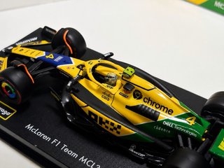 Bburago F1 Lando Norris MCL38 Mónaco McLaren 1:43
