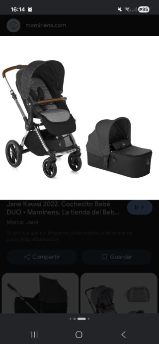 Carro Jané Kawai 2021 capota y silla