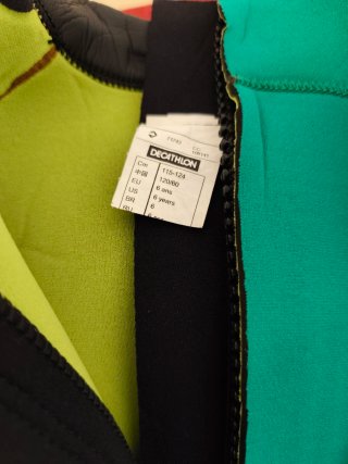 Traje neopreno niño Tribord 115/124cm