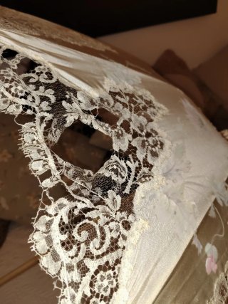 Sombrilla Victoriana Encaje Nácar