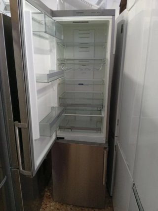 Frigorífico combi acero inoxidable