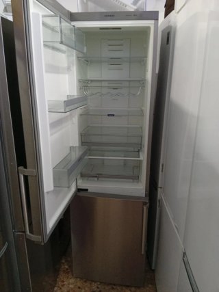Frigorífico combi acero inoxidable