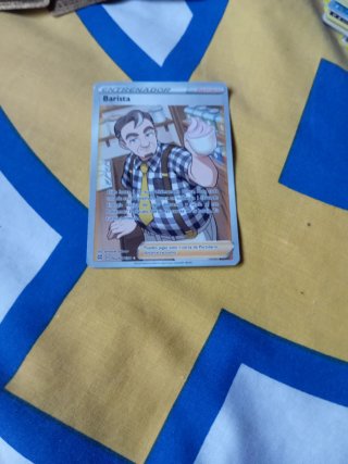 Carta Entrenador Barista Pokémon