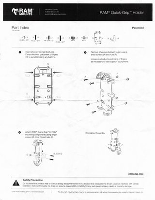 Soporte RAM Mounts para móvil