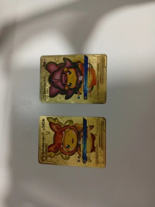 Pokemon Pikachu Cosplay Metal Cards (2)