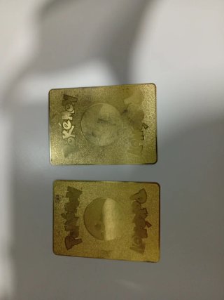Pokemon Pikachu Cosplay Metal Cards (2)