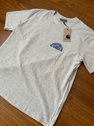 Camiseta Carhartt Gris y Azul