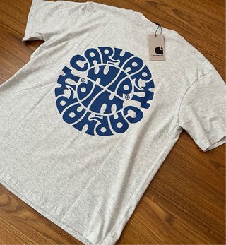 Camiseta Carhartt Gris y Azul