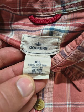 Camicia a quadri Dockers manica corta