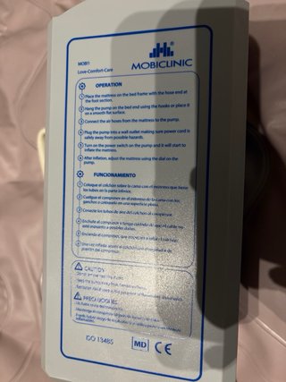 Colchón hinchable antiescaras