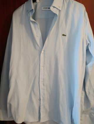 Camisa Lacoste Azul