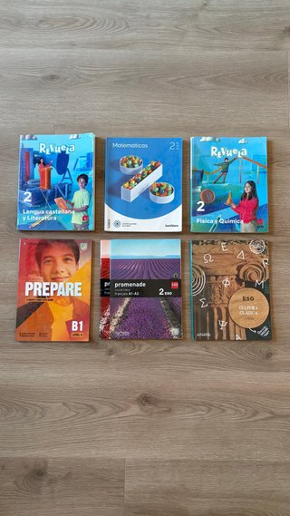 Libros de texto 2ºESO-Como nuevos